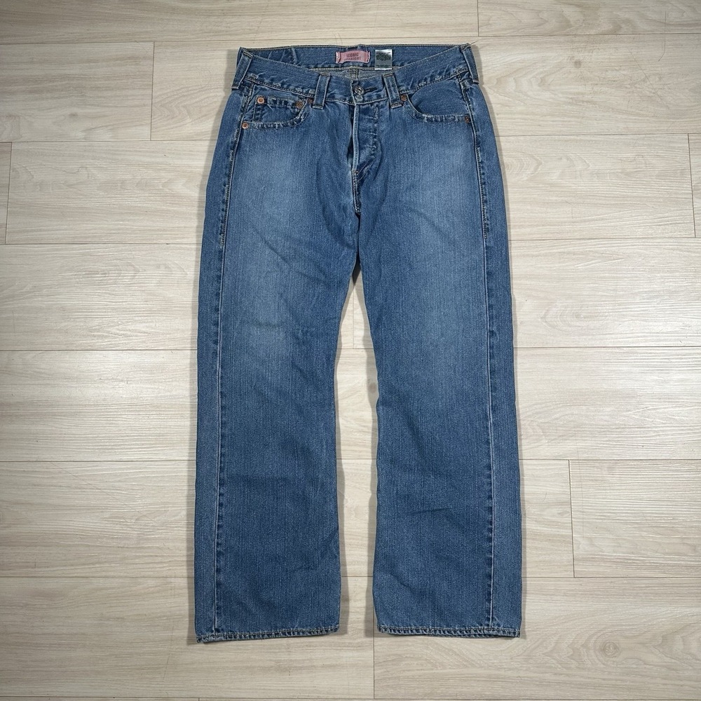 Levi's Type 1 Jeans Baggy Iconic Straight Denim 31x30 (32x30 Actual) Vintage y2k